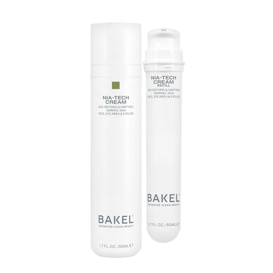 NIA-TECH CREAM NORMAL SKIN CASE & REFILL-BAKEL