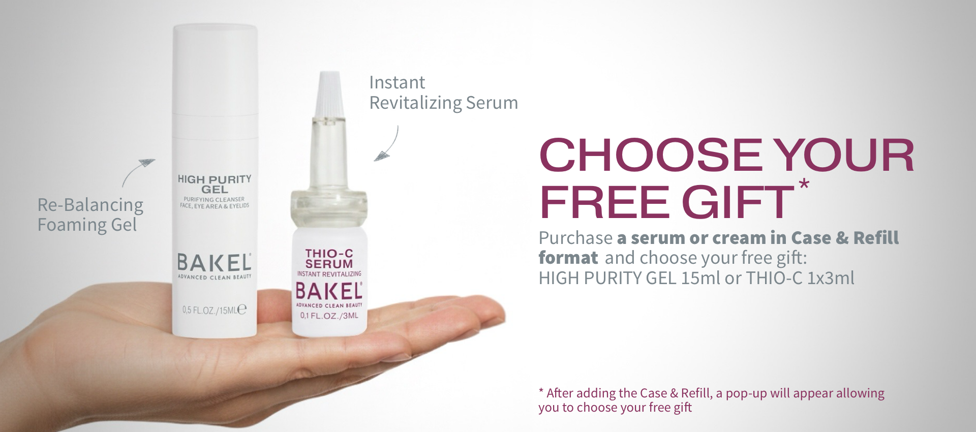 BAKEL PROMO HIGH PURITY GEL or THIO-C for free EN